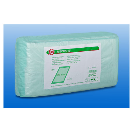 Ribocare® Patientenunterlage 4-lagig 400 mm x 600 mm (Packung mit 30 Unterlagen)