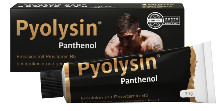 Pyolysin® Panthenol - Hautpflegecreme (Tube mit 30 g) Pyolysin® Panthenol - Hautpflegecreme (Tube mit 30 g)