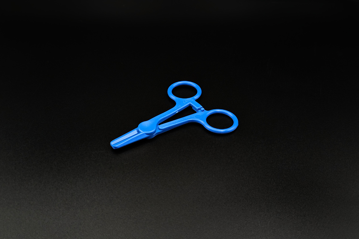 Schlauchklemme Kunststoff "KL10" blau (Karton mit 400 Stück)